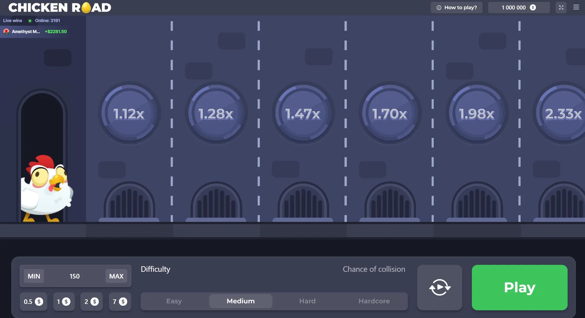 Wie spielt man Chicken Road im Casino? Chicken Road spielen im Casino